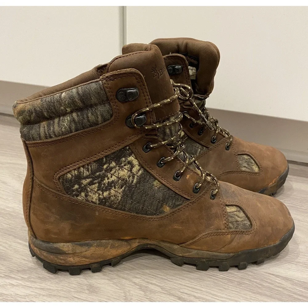 BROWNING Insulated Waterproof Hunting Boots Sz 10.5M GORE-TEX CAMO *Worn Once*‎